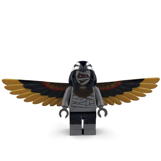 flying attack mummy 3D Model .c4d .max .obj .3ds .fbx .stl .blend 