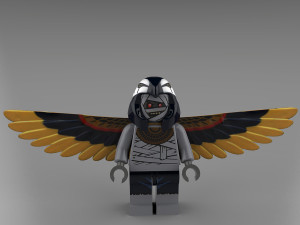 flying attack mummy 3D Model