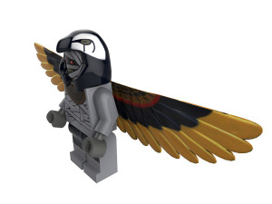 flying attack mummy 3D Model