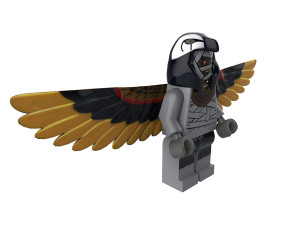 flying attack mummy 3D Model
