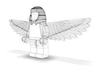 flying attack mummy 3D Model