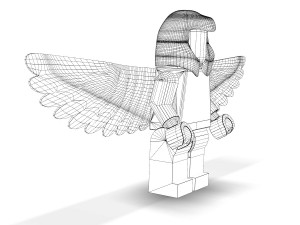 flying attack mummy 3D Model