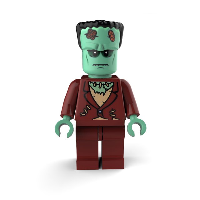 frankenstein Model 3D .c4d .max .obj .3ds .fbx .stl .blend 