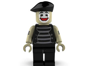 ハッピーパントマイム 3Dモデル