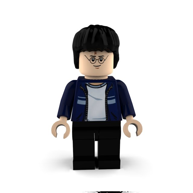harry potter casual Model 3D .c4d .max .obj .3ds .fbx .stl .blend 