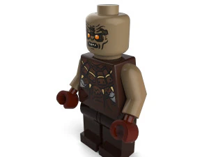 orco cacciatore Modello 3D