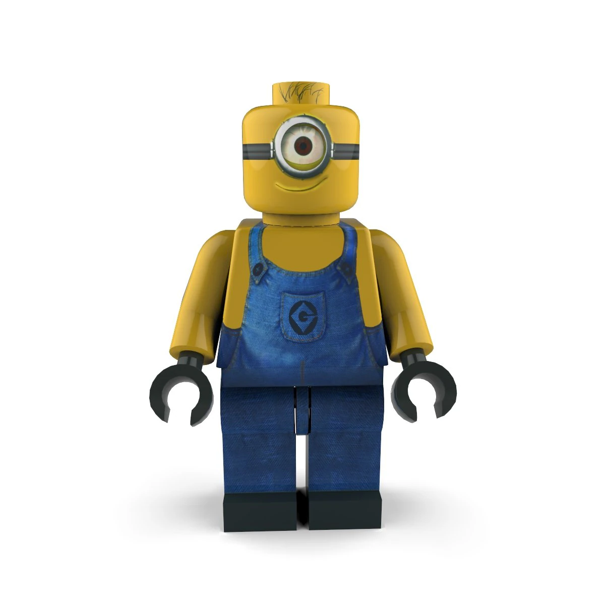 minion smarteye 3D Model .c4d .max .obj .3ds .fbx .stl .blend 