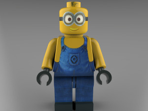 minion surprised Modelo 3D