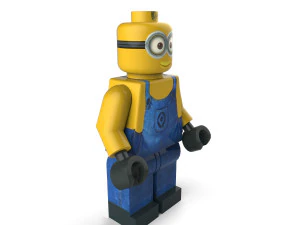 minion surprised 3D Model