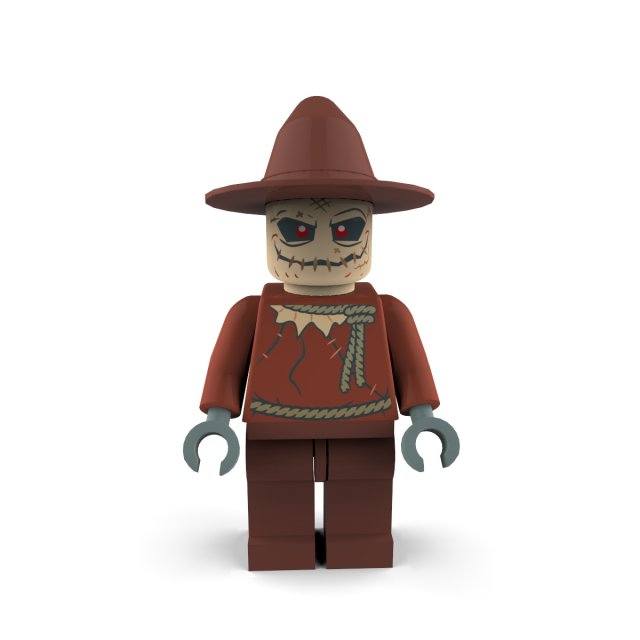 the scarecrow 3D Model .c4d .max .obj .3ds .fbx .stl .blend 