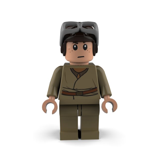 young anakin 3D Model .c4d .max .obj .3ds .fbx .stl .blend 