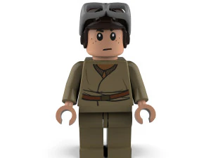 若いアナキン 3Dモデル