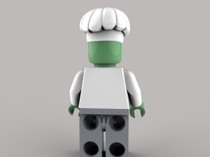 zombie chef 3D Model