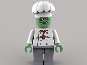 zombie chef 3D Model