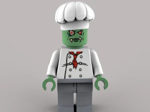 zombie chef 3D Model