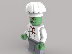 zombie chef 3D Model