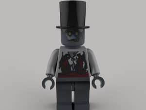 zombie groom Modelo 3D