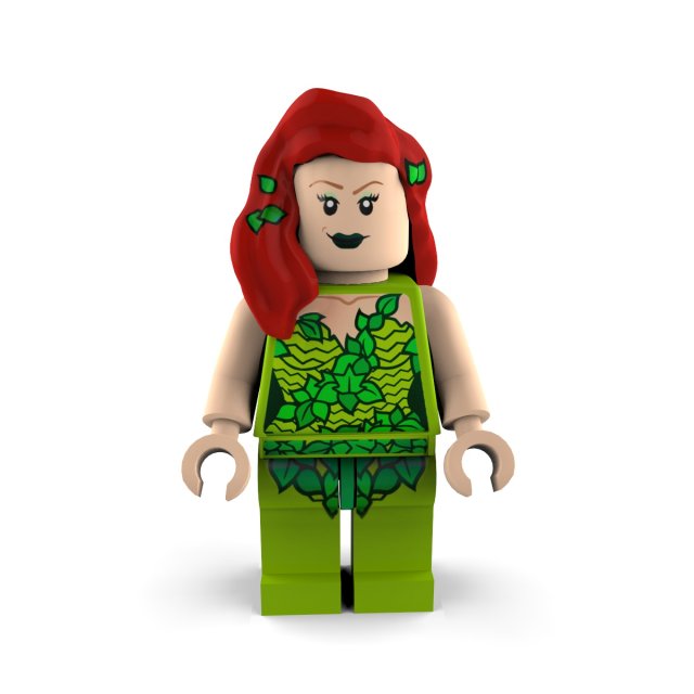poison ivy 3D-Modell .c4d .max .obj .3ds .fbx .stl .blend 