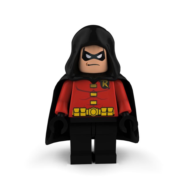 robin 3D-Modell .c4d .max .obj .3ds .fbx .stl .blend 