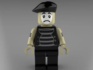 m&iacute;mico triste Modelo 3D