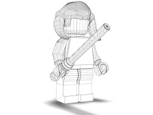 새시 티인 3D 모델