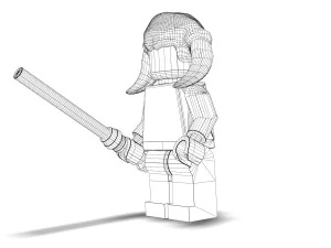 새시 티인 3D 모델