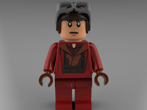 star wars pilot Modello 3D