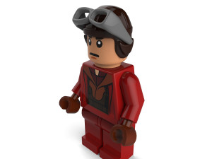 star wars pilot Modello 3D