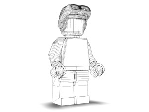 star wars pilot Modello 3D