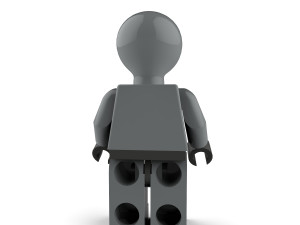 the grey 3D मॉडल