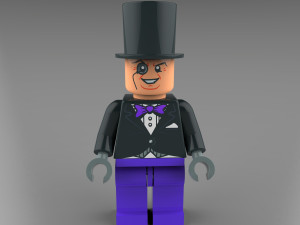 the penguin 3D-Modell