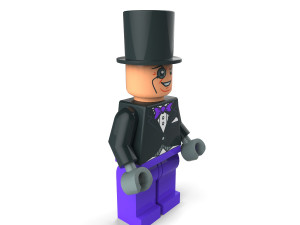 the penguin 3D-Modell
