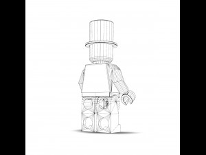 the penguin 3D-Modell