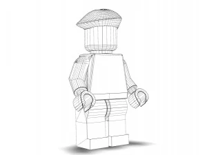 worried mime 3D Model