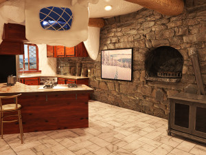 Snow White Cottage 3D Model