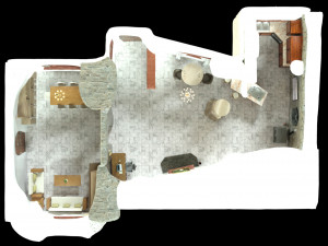Snow White Cottage 3D Model