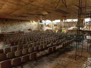 Damaged Theater 3D Модель