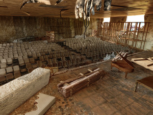 Damaged Theater 3D Модель