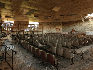 Damaged Theater 3D Модель