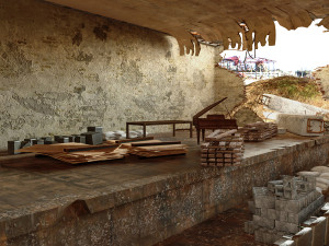 Damaged Theater 3D Модель