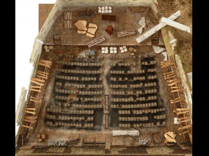 Damaged Theater 3D Model