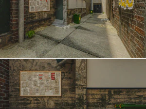 Simple Street Way 3D Model