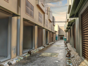 Dirty Japan Street Model 3D