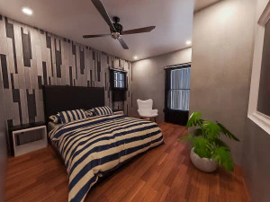 Casa Americana Modelo 3D