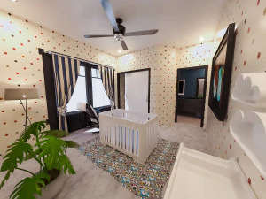 Casa Americana Modelo 3D