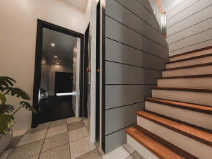 Casa Americana Modelo 3D