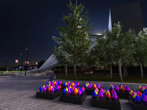 Independence in July 3D Model