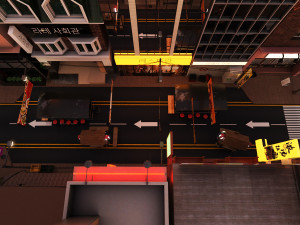 Itaewon Street Modelo 3D