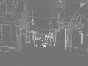 Itaewon Street Modelo 3D