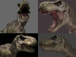 unbelievable jp dinosaur pack 3D Model